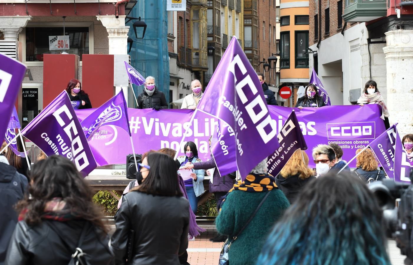 Fotos: Celebración del Día Internacional de la Mujer en Valladolid