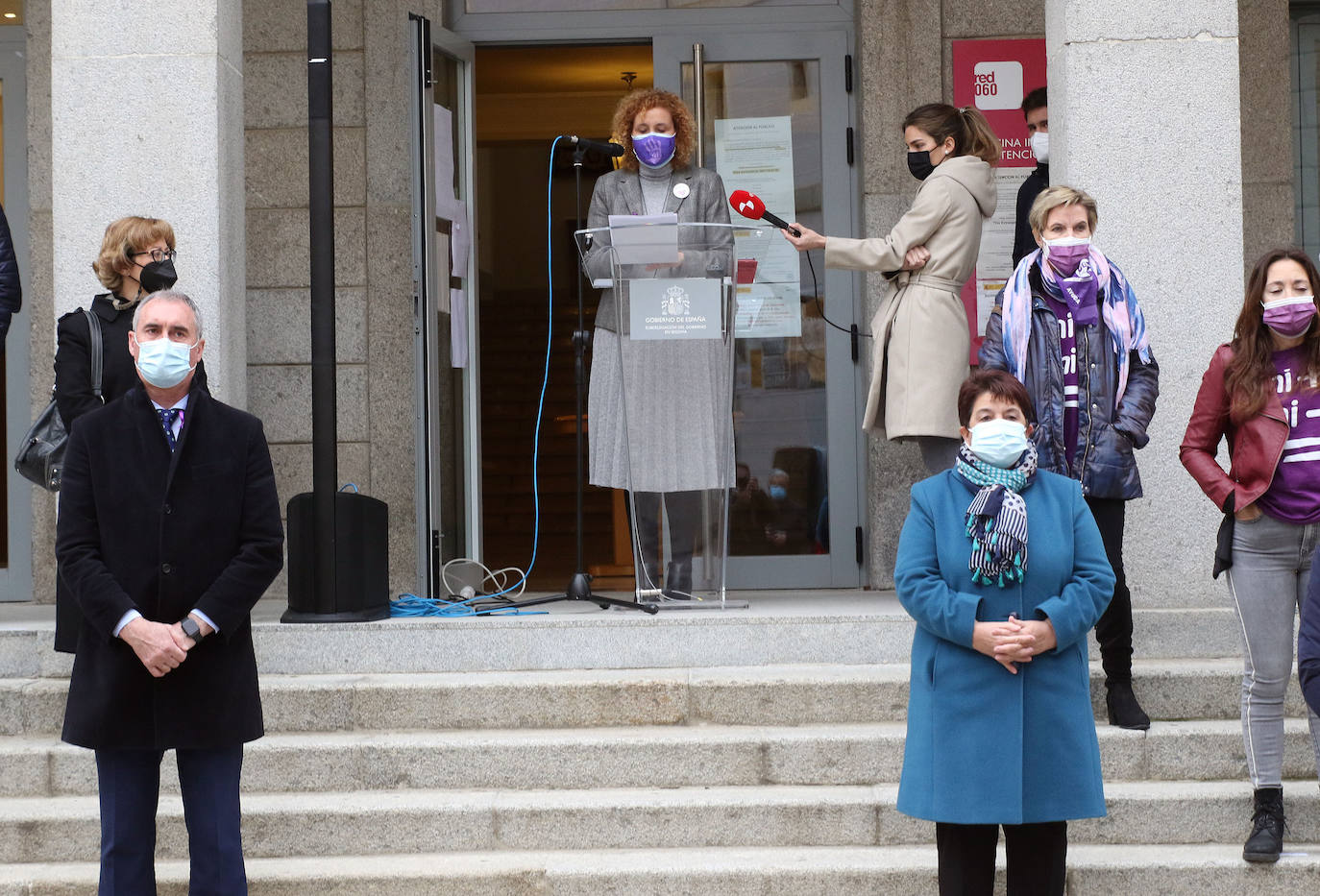Diversas actividades durante la celebración del 8-M en Segovia. ANTONIO DE TORRE Y ÓSCAR COSTA
