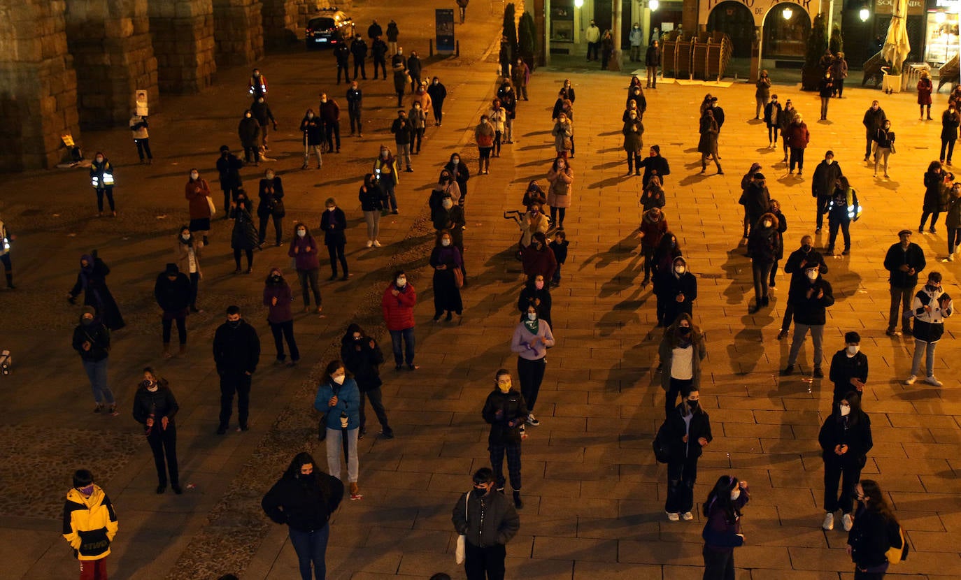 Manifestación del 8 de marzo en Segovia.