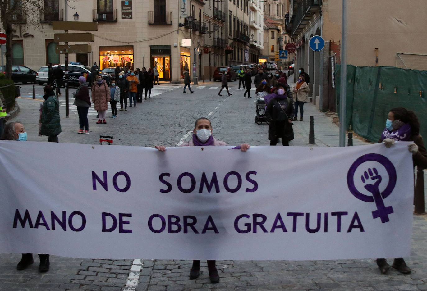 Manifestación del 8 de marzo en Segovia.