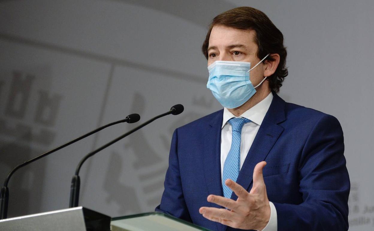 El presidente de la Junta de Castilla y León, Alfonso Fernández Mañueco.