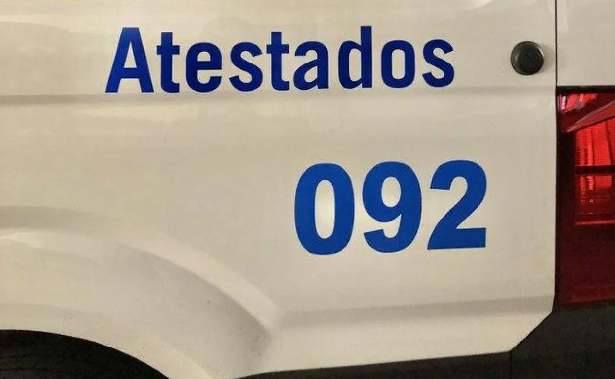 Vehículo de atestados de la Policía Municipal. 