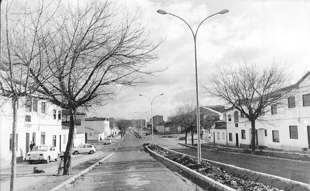 Avenida de los Cerros en los años 70.