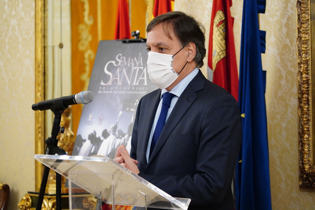 Acto de presentación del cartel anunciador de la Semana Santa de Salamanca