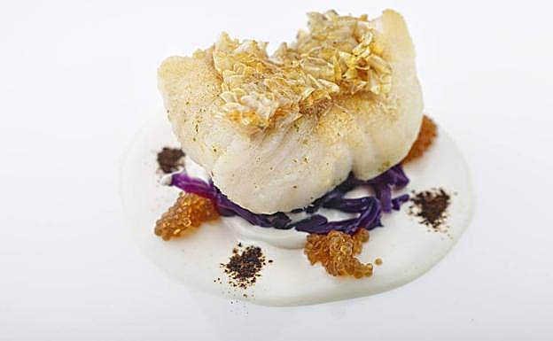 Imagen principal - Platos de Marc Segarra y su equipo. 