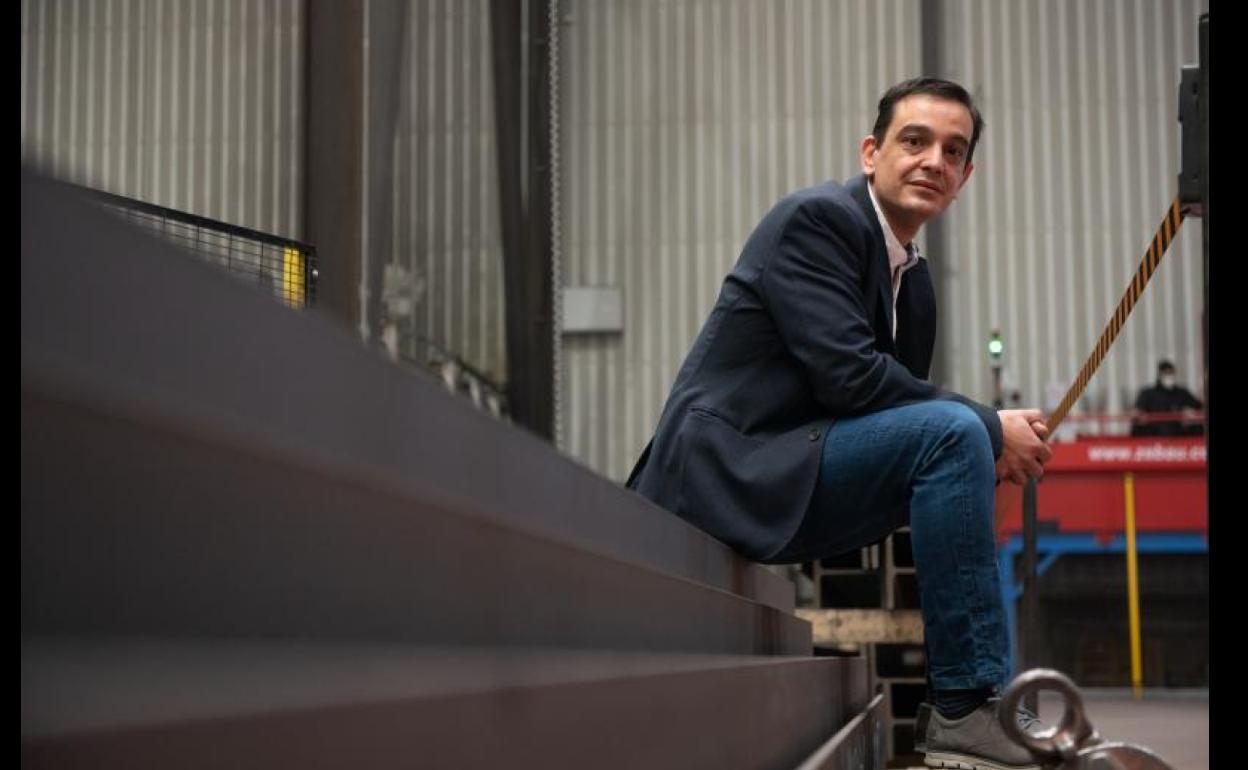 Pablo Ferreras,en las instalaciones de la empresa en el polígono de La Mora, en la Cistérniga. 