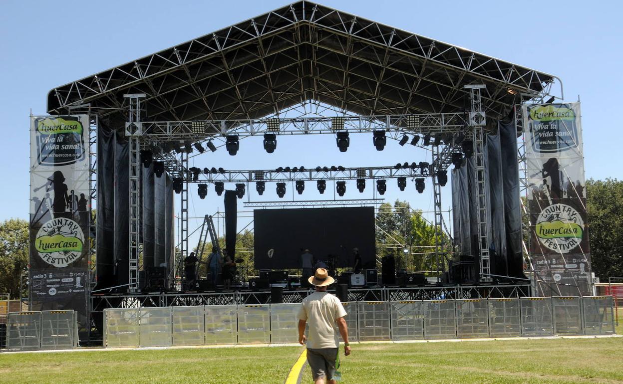 Escenario del festival. 
