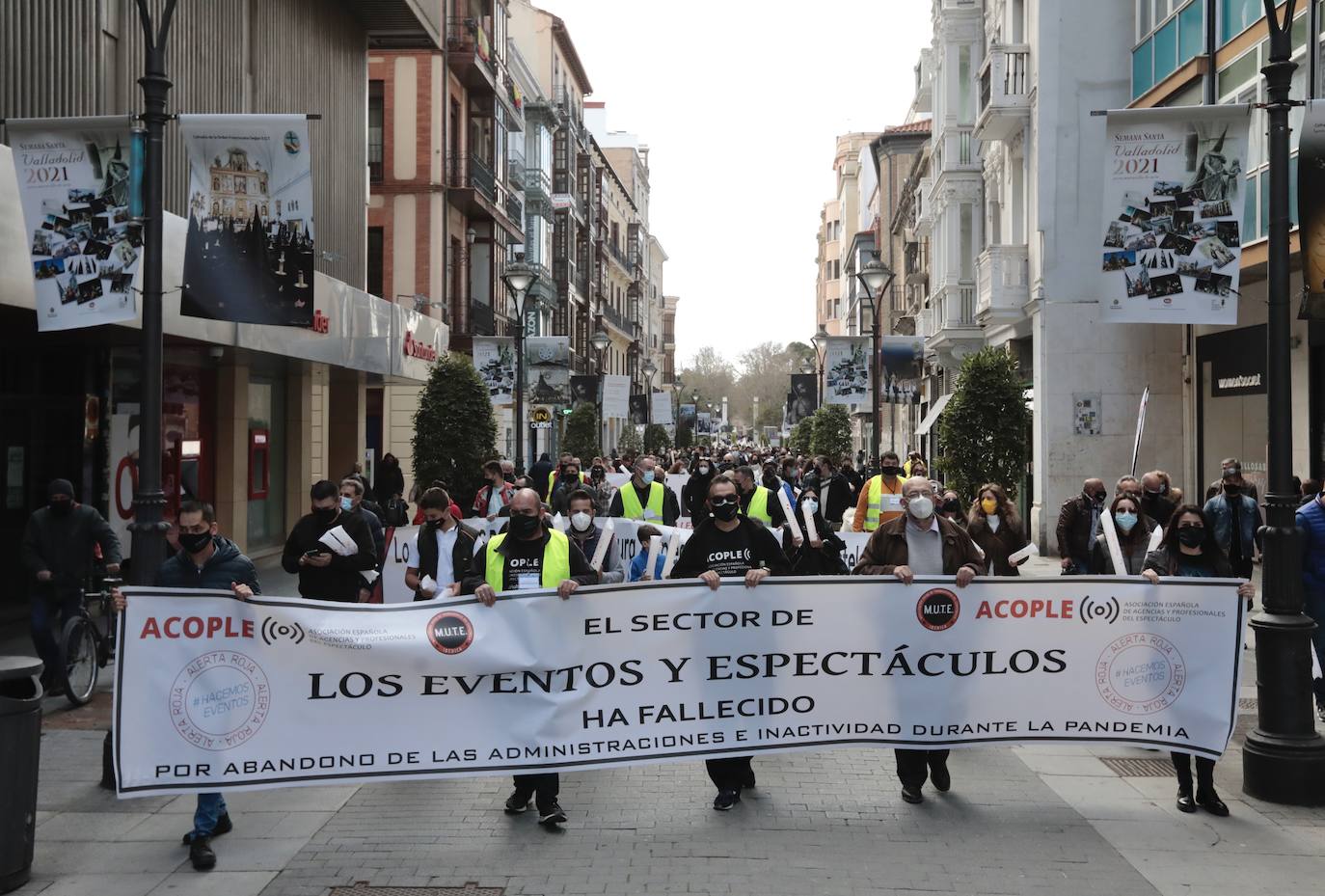 Fotos: El sector de la cultura de Castilla y León reivindica protocolos para retomar su actividad