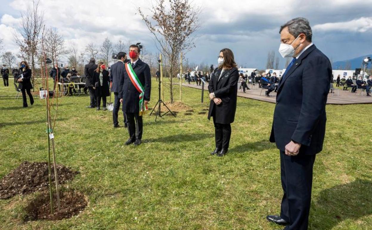 El primer ministro, Mario Draghi. 