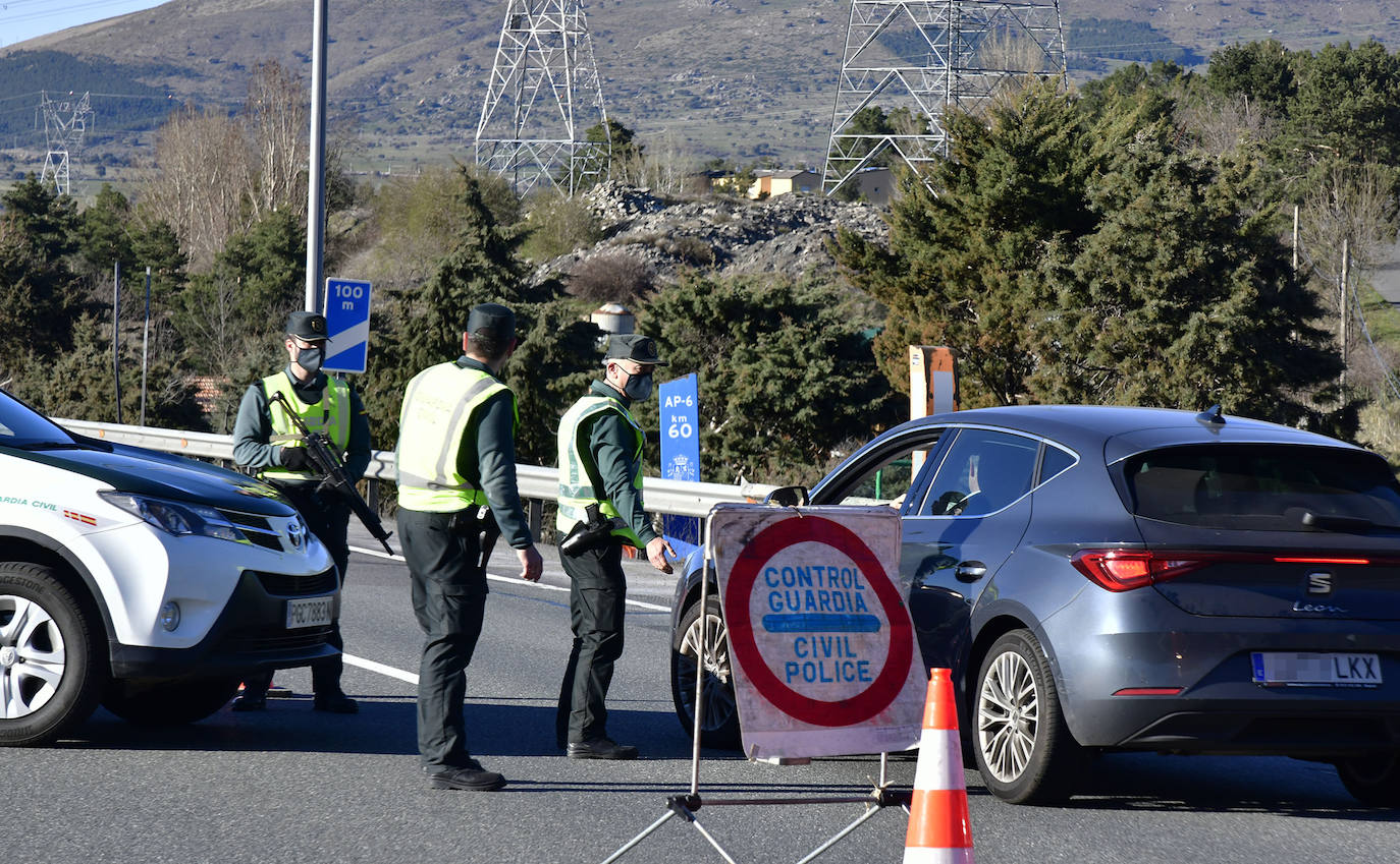 Controles policiales con motivo del cierre perimetral 