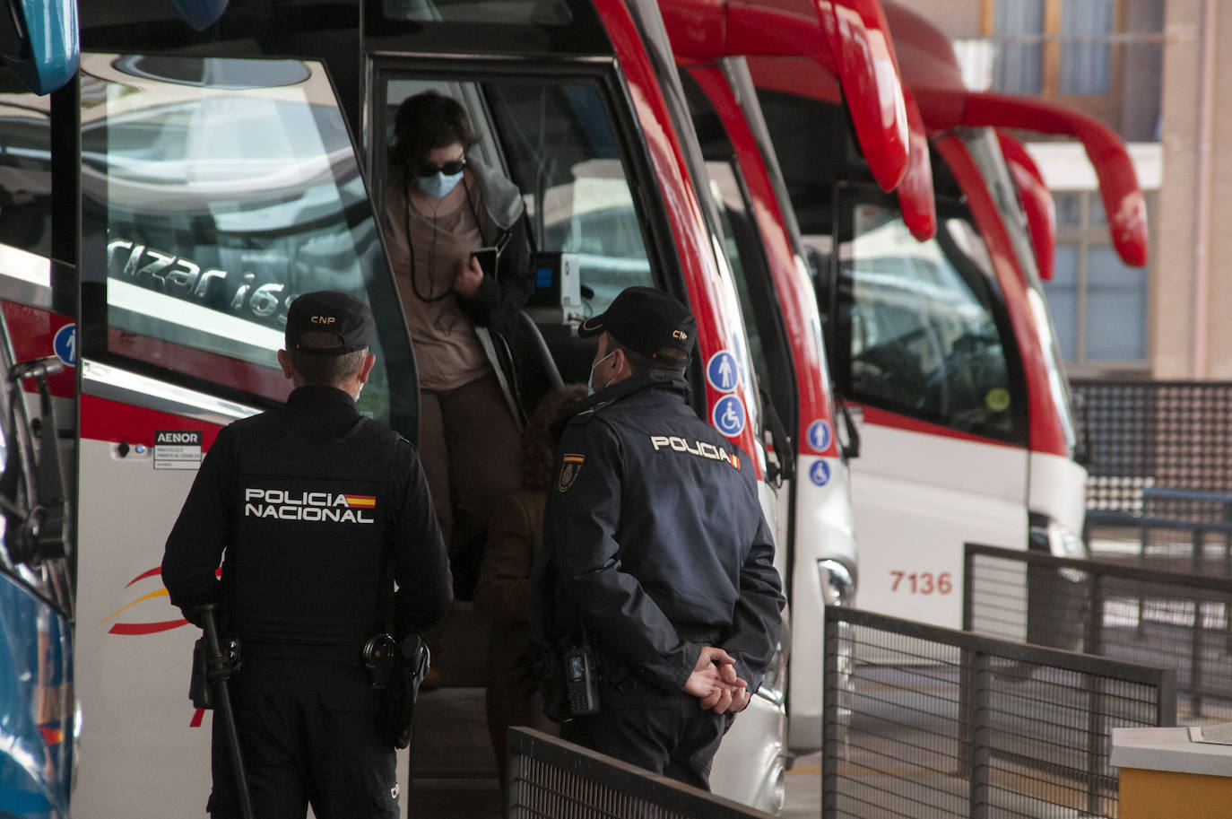 Controles policiales con motivo del cierre perimetral 