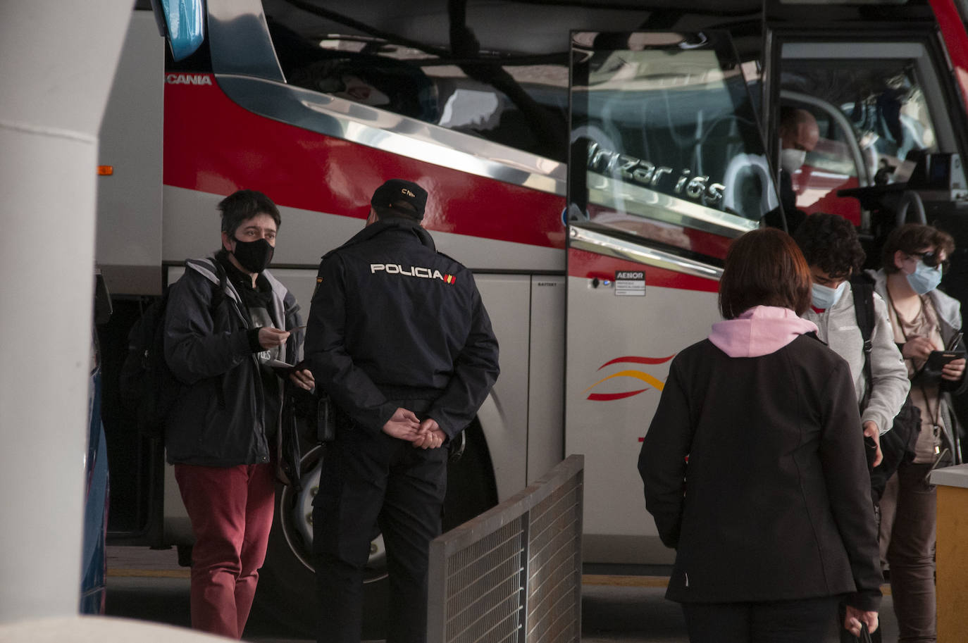 Controles policiales con motivo del cierre perimetral 