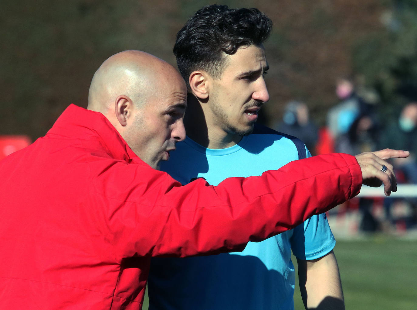Encuentro de la tercera división entre la Granja y la Gimnástica 