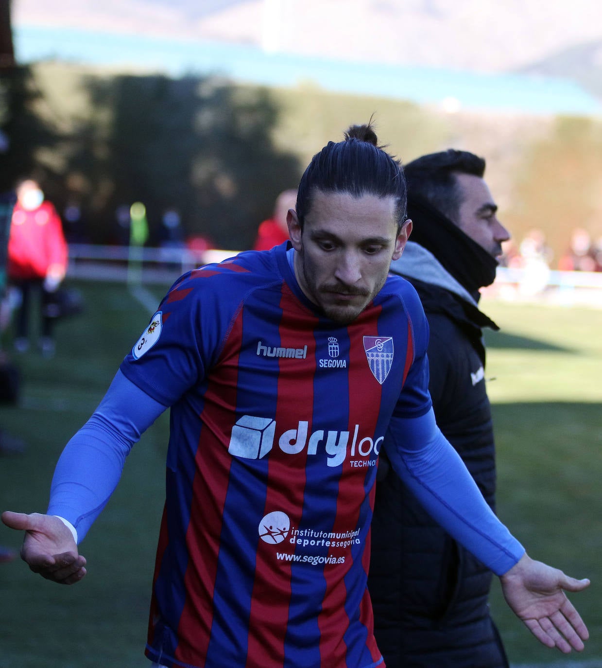 Encuentro de la tercera división entre la Granja y la Gimnástica 