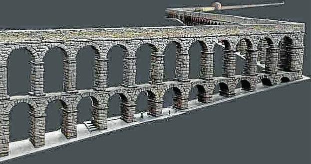 Imagen principal - El Acueducto, en 3D. 