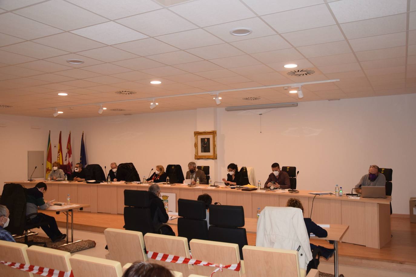 Pleno en el Ayuntamiento de Guardo. 