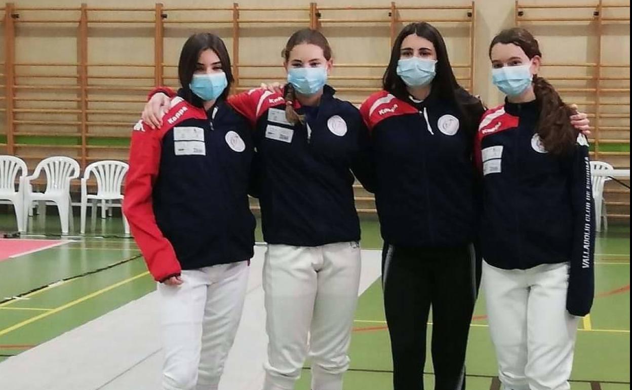 Equipo femenino del VCE. 