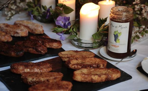 Las torrijas preparadas or Marisa de los Mozos. 
