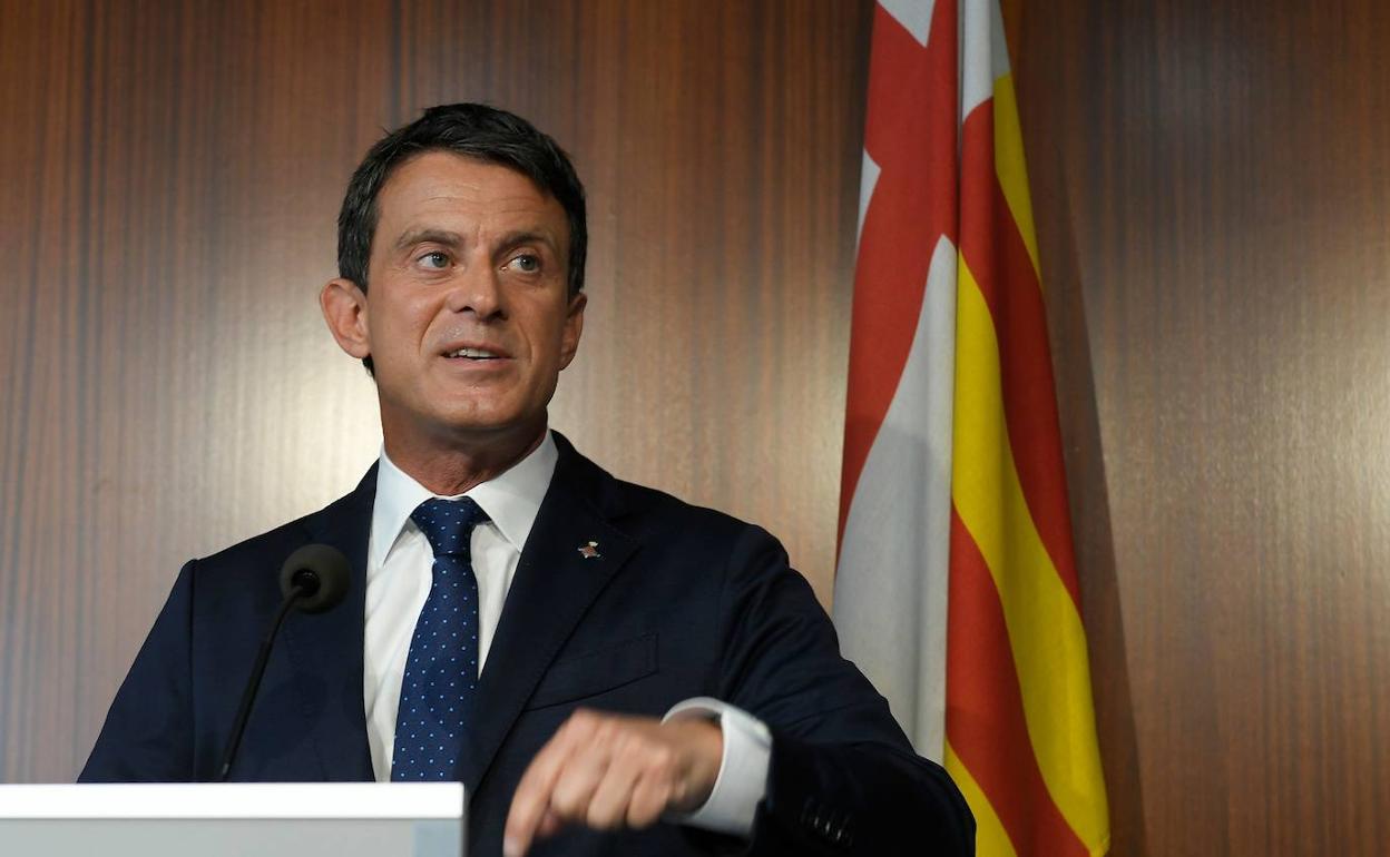 El ex primer ministro francés Manuel Valls