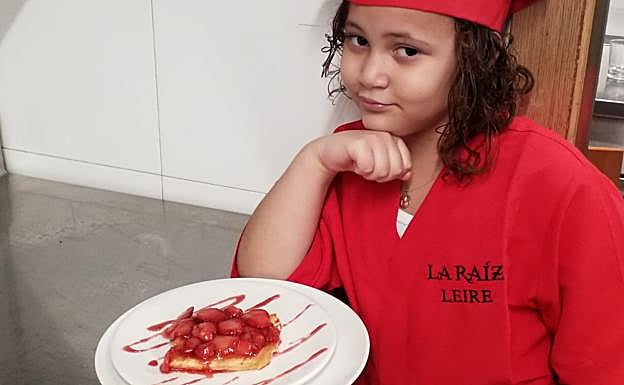 Imagen principal - Tarta de queso con un original toque de fruta