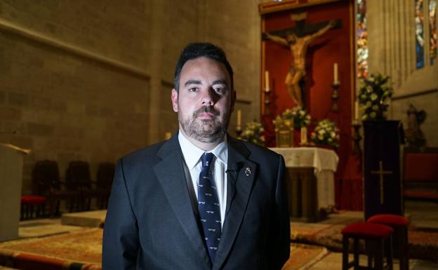 Eduardo Sánchez Velasco, hermano mayor de la Real y Venerable Cofradía de la Preciosísima Sangre de Ntro. Sr. Jesucristo.