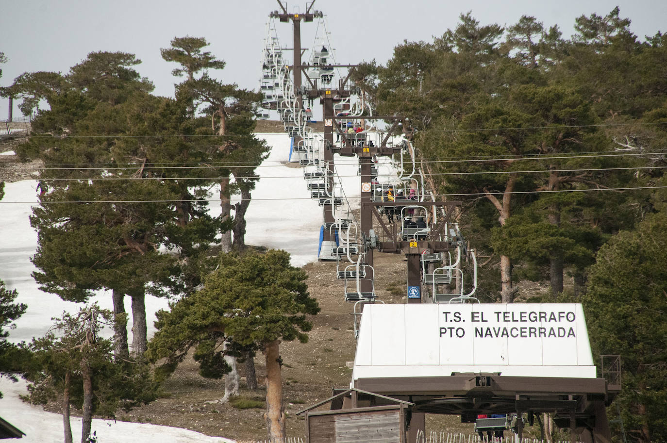 Ültimo día en las pistas de Navacerrada 