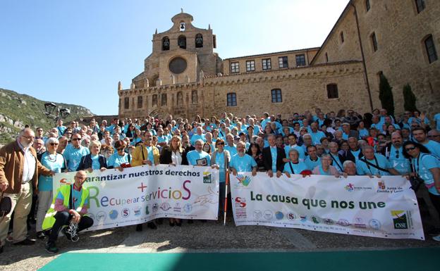 Celebración del Día Internacional de las personas sordas en Oña (Burgos) en el año 2019. 