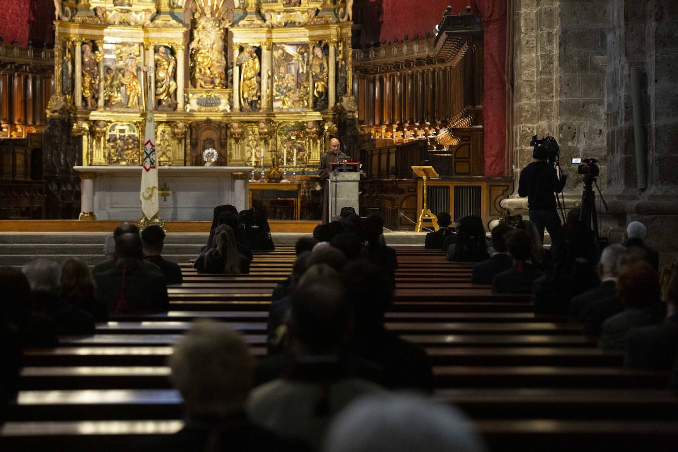 El padre Víctor Herrero de Miguel de la Orden de los Hermanos Menores de los Capuchinos ha sido el encargado del Sermón este Viernes Santo