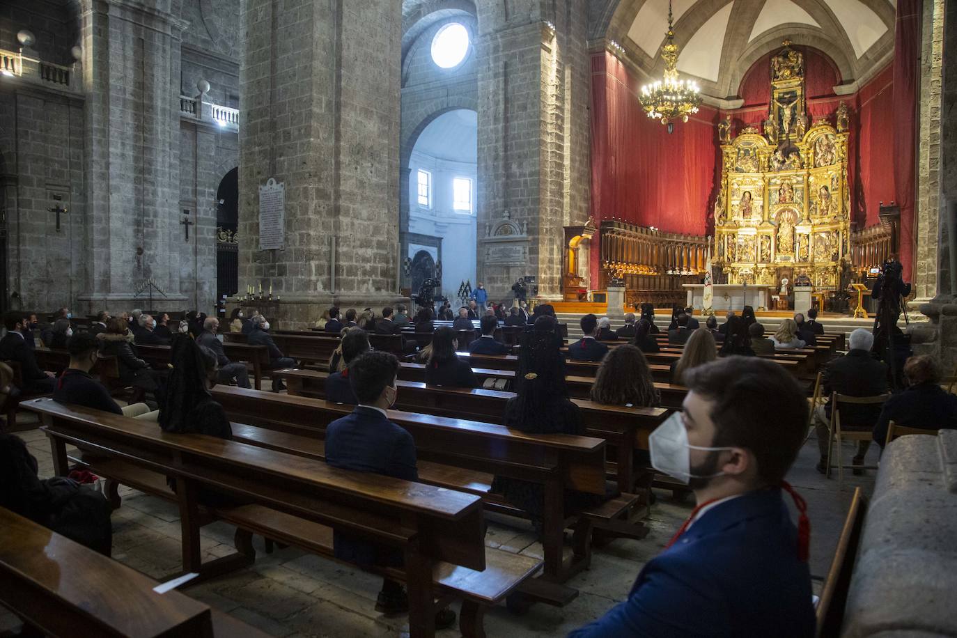 El padre Víctor Herrero de Miguel de la Orden de los Hermanos Menores de los Capuchinos ha sido el encargado del Sermón este Viernes Santo