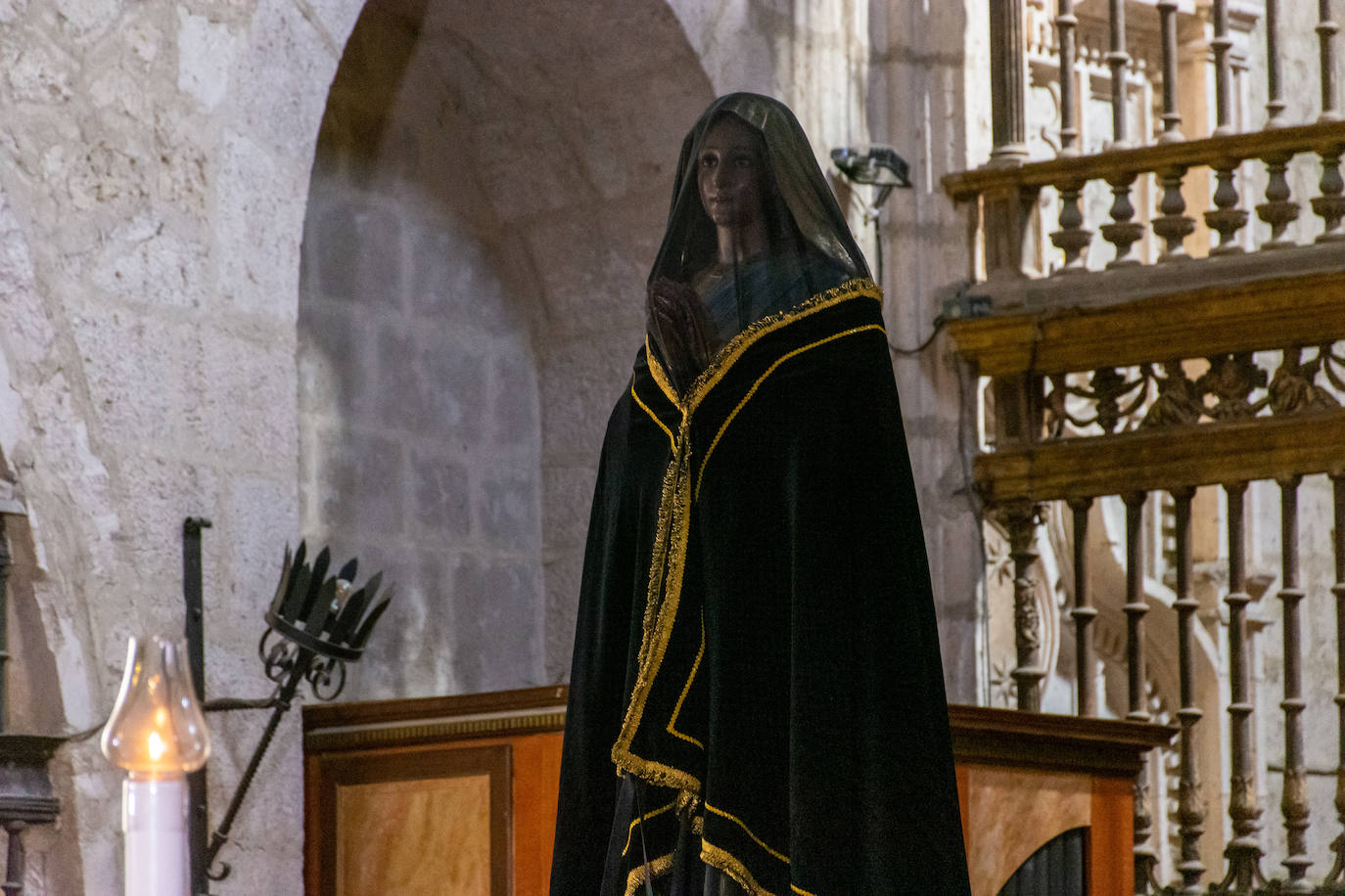 Fotos: El Rompimiento del Velo cierra la Semana Santa en Palencia