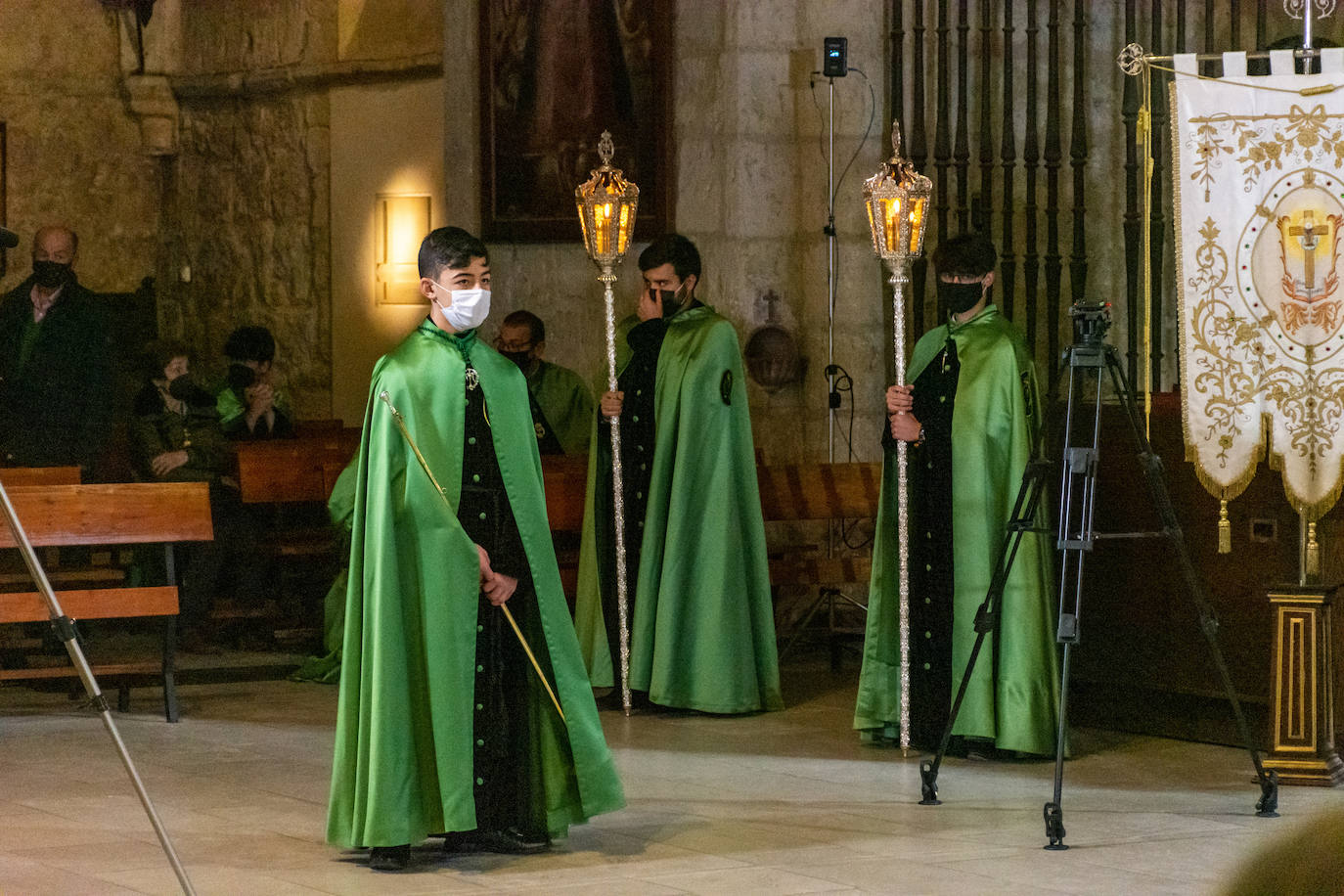 Fotos: El Rompimiento del Velo cierra la Semana Santa en Palencia