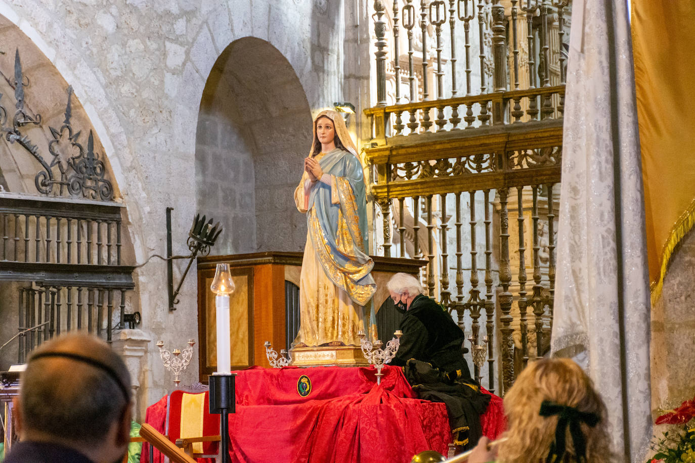 Fotos: El Rompimiento del Velo cierra la Semana Santa en Palencia