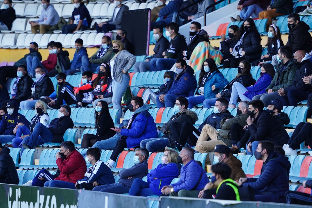 Aficionados del Salamanca en el Helmántico