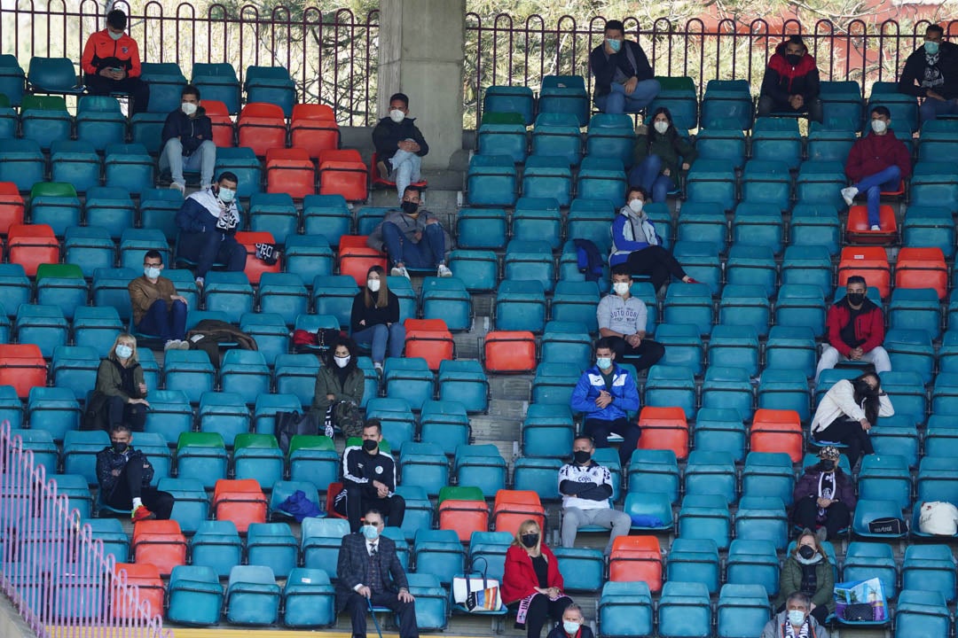 Aficionados del Salamanca en el Helmántico