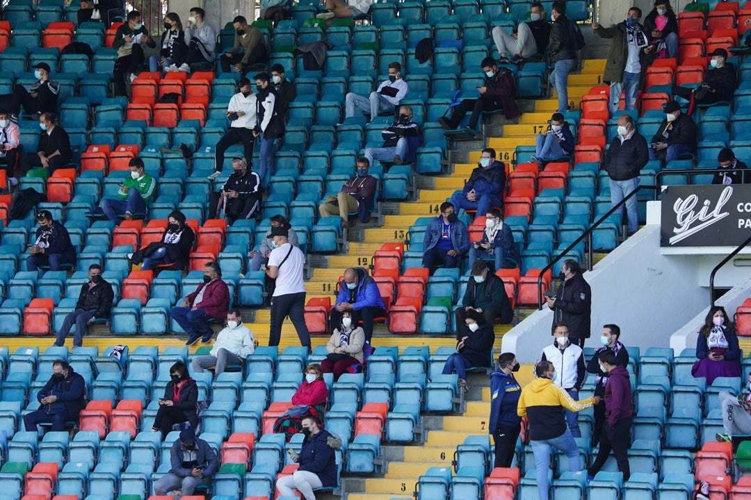 Aficionados del Salamanca en el Helmántico