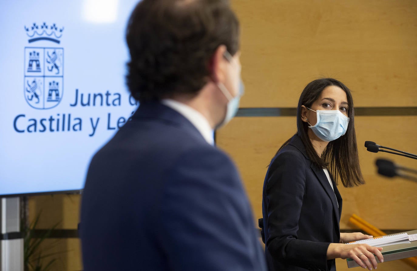 Inés Arrimadas visita Castilla y León. 