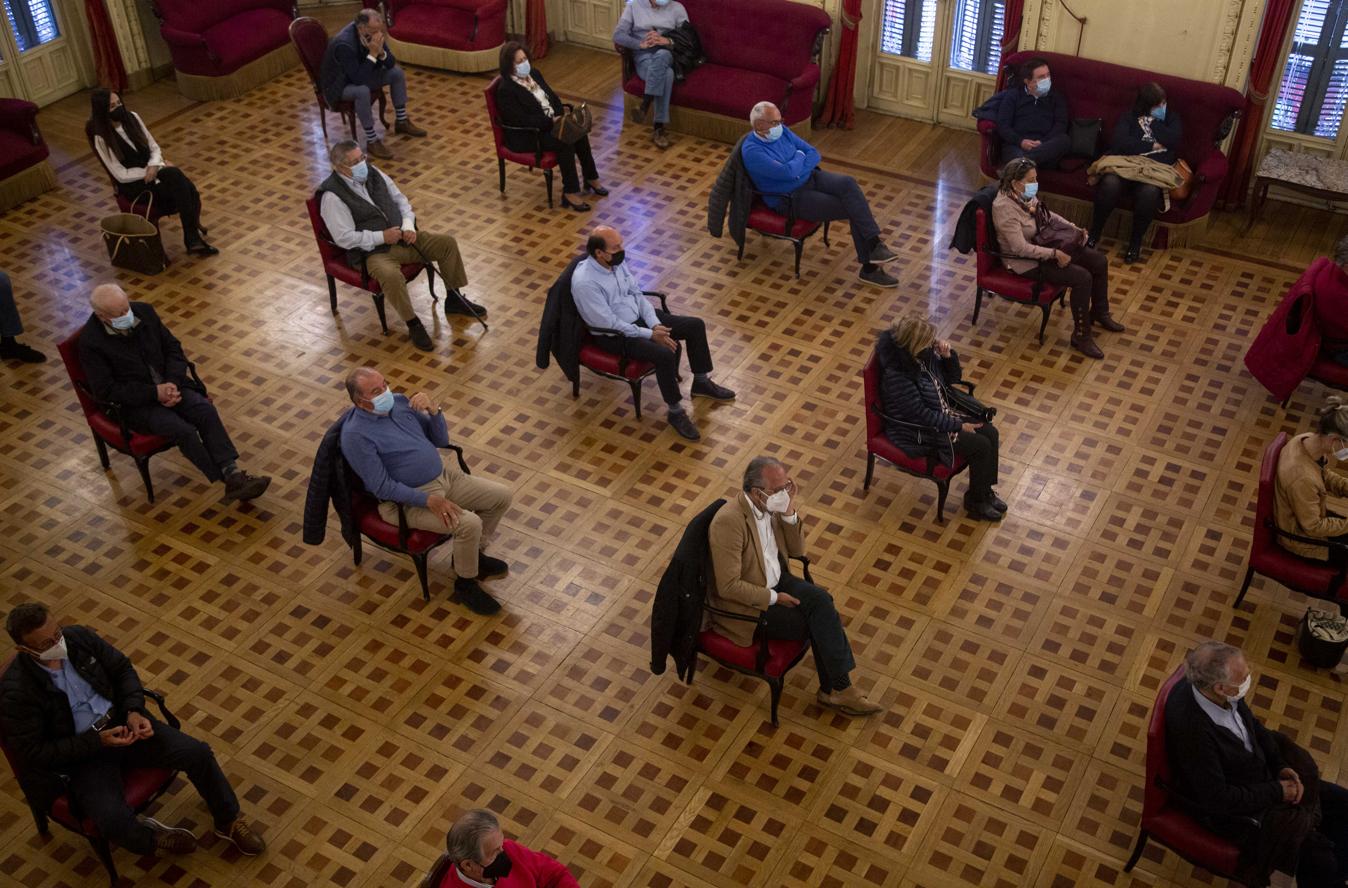 Por primera vez en muchos meses, el Aula de Cultura fue presencial