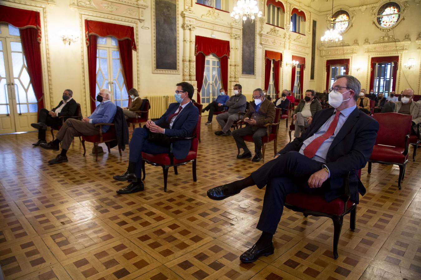 Por primera vez en muchos meses, el Aula de Cultura fue presencial