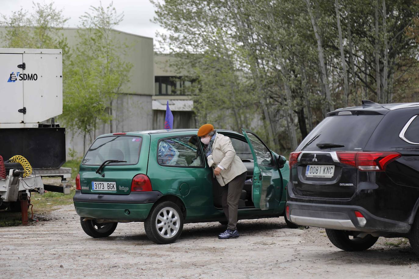 Los coches se echan a la calle para reivindicar la Autovía del Duero. 
