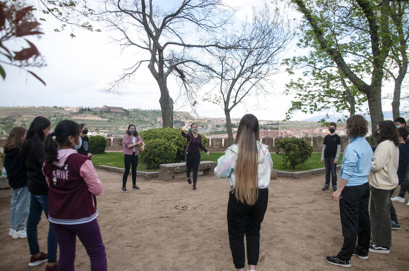 Actividades realizadas este sábado por la tarde en el jardín de los Zuloaga.