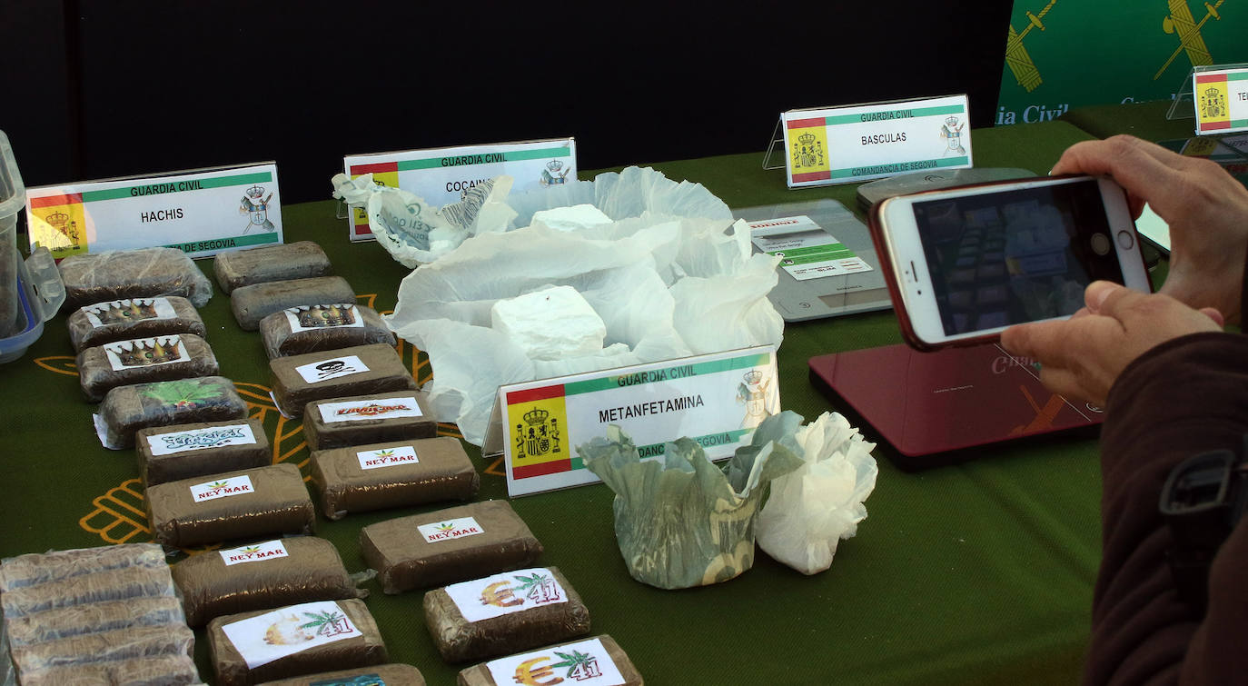 Operación antidroga en Segovia 