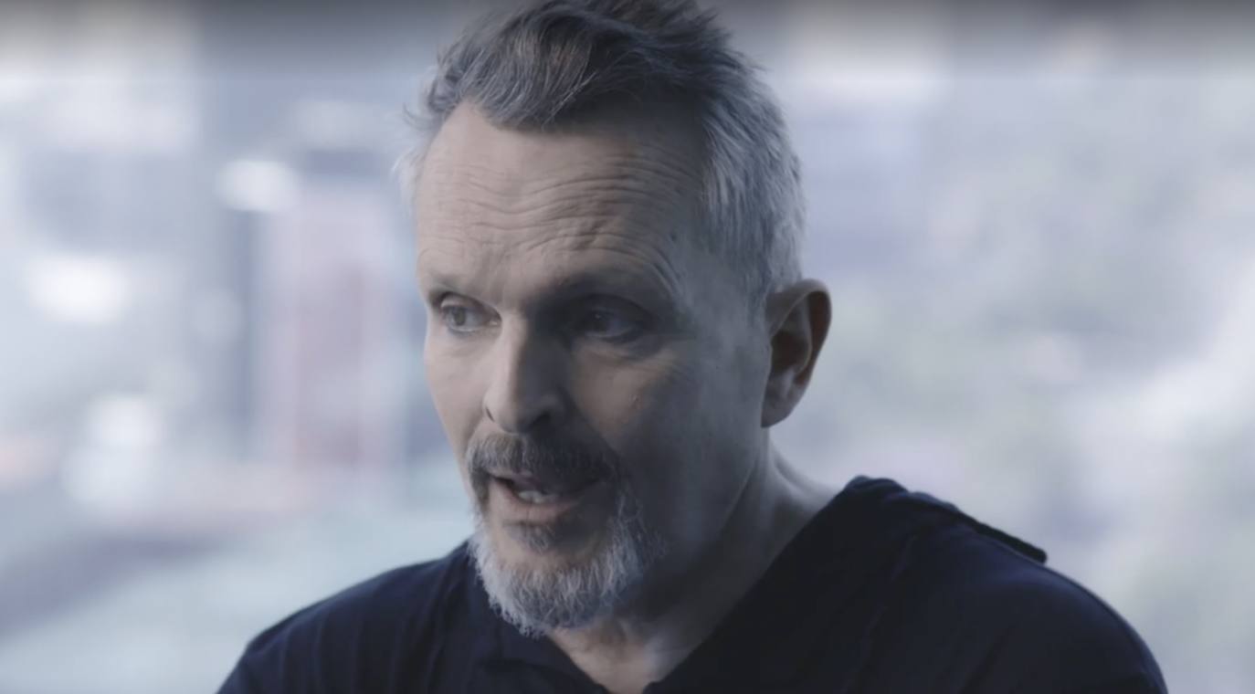 Miguel Bosé, durante su entrevista de este domingo en La Sexta.