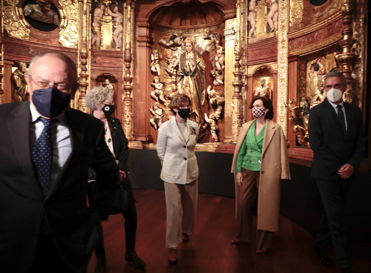 Fotos: Carmen Calvo visita el Museo Nacional de Escultura de Valladolid