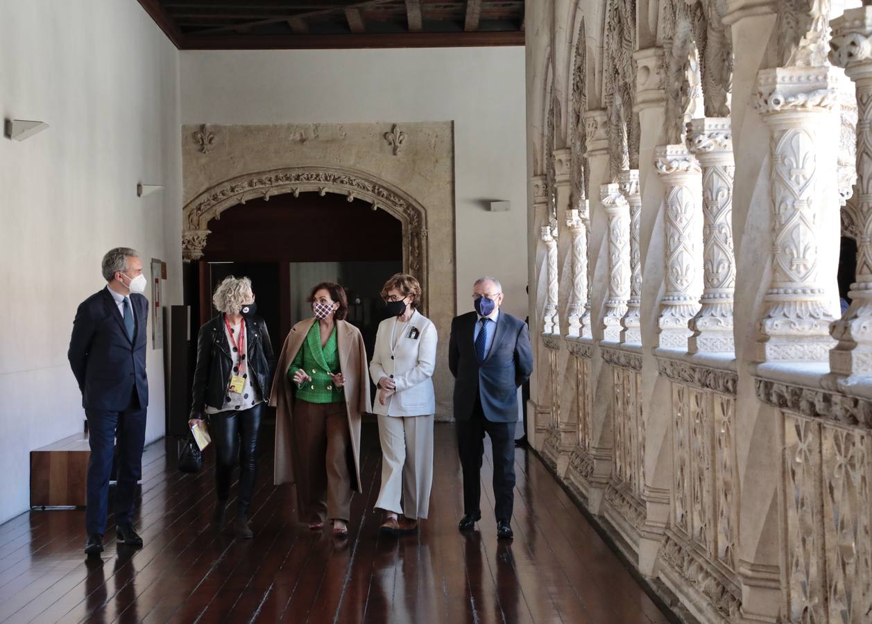 Fotos: Carmen Calvo visita el Museo Nacional de Escultura de Valladolid