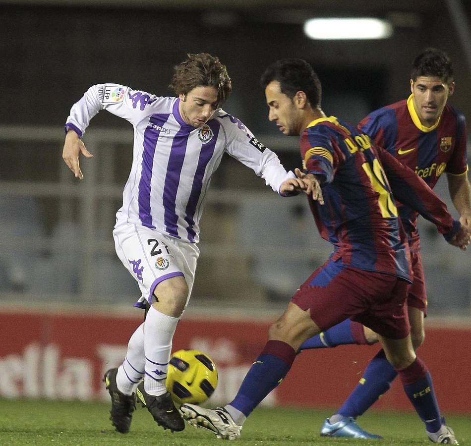 04.12.10 En el partido entre el Barcelona B y Real Valladolid.