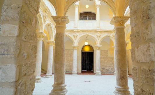 Patio Barroco del Museo del Cerrato, en Baltanás. 