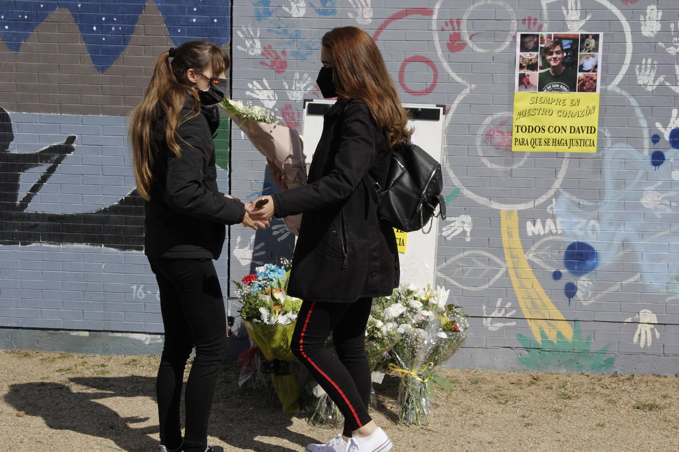 Fotos: Homenaje a David Hernández en Laguna de Duero