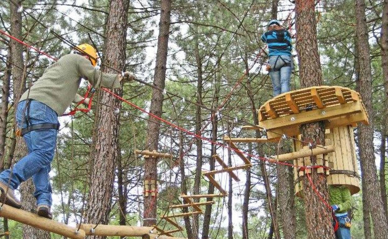 El parque de aventuras es uno de los beneficiarios de las ayudas del Ayuntamiento.