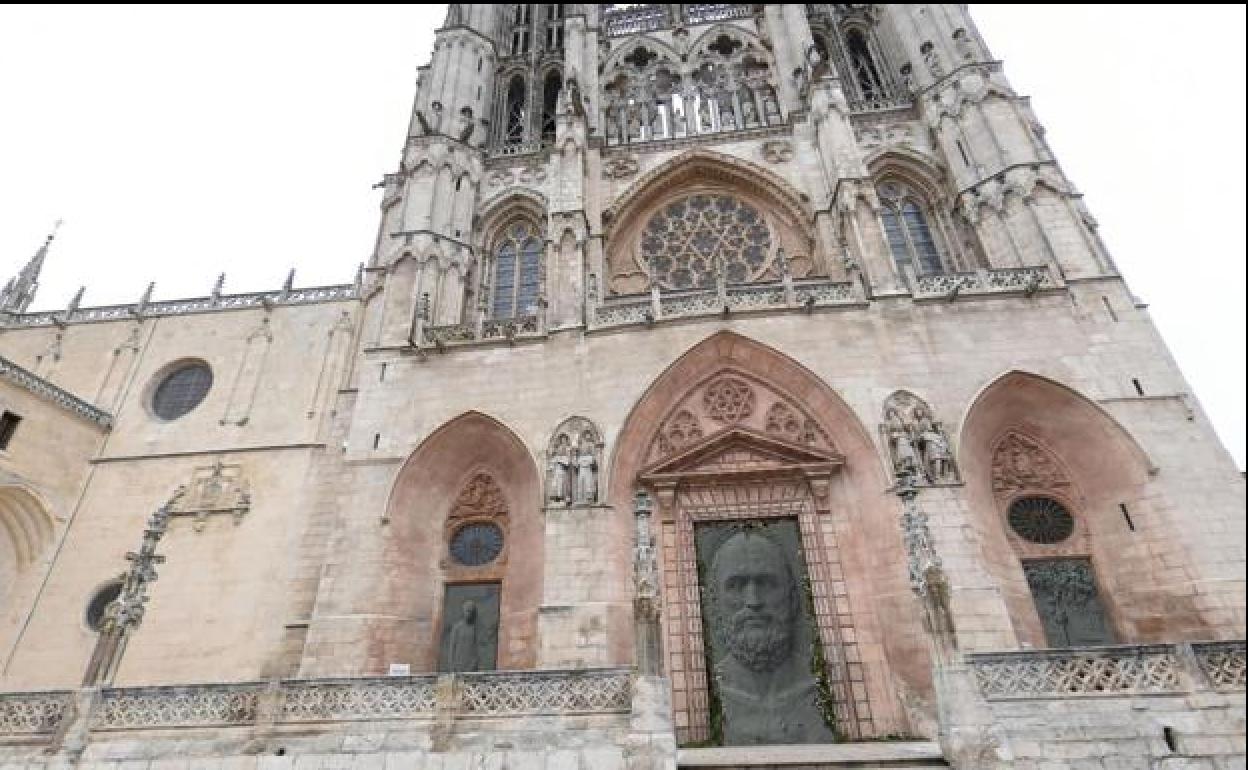 Recreación de las nuevas puertas de la Catedral de Burgos.