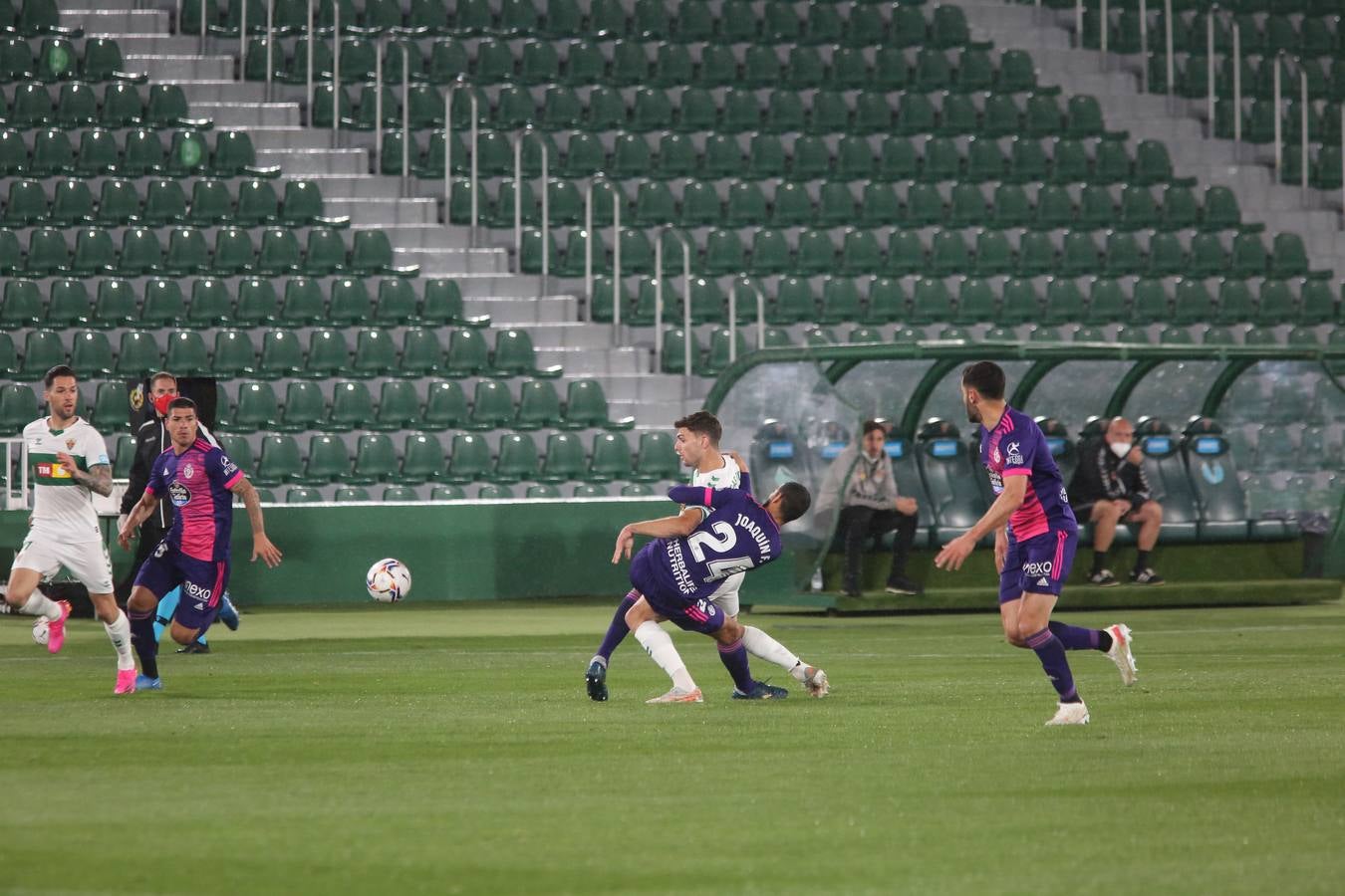 Fotos: El Real Valladolid empata en Elche (1-1)